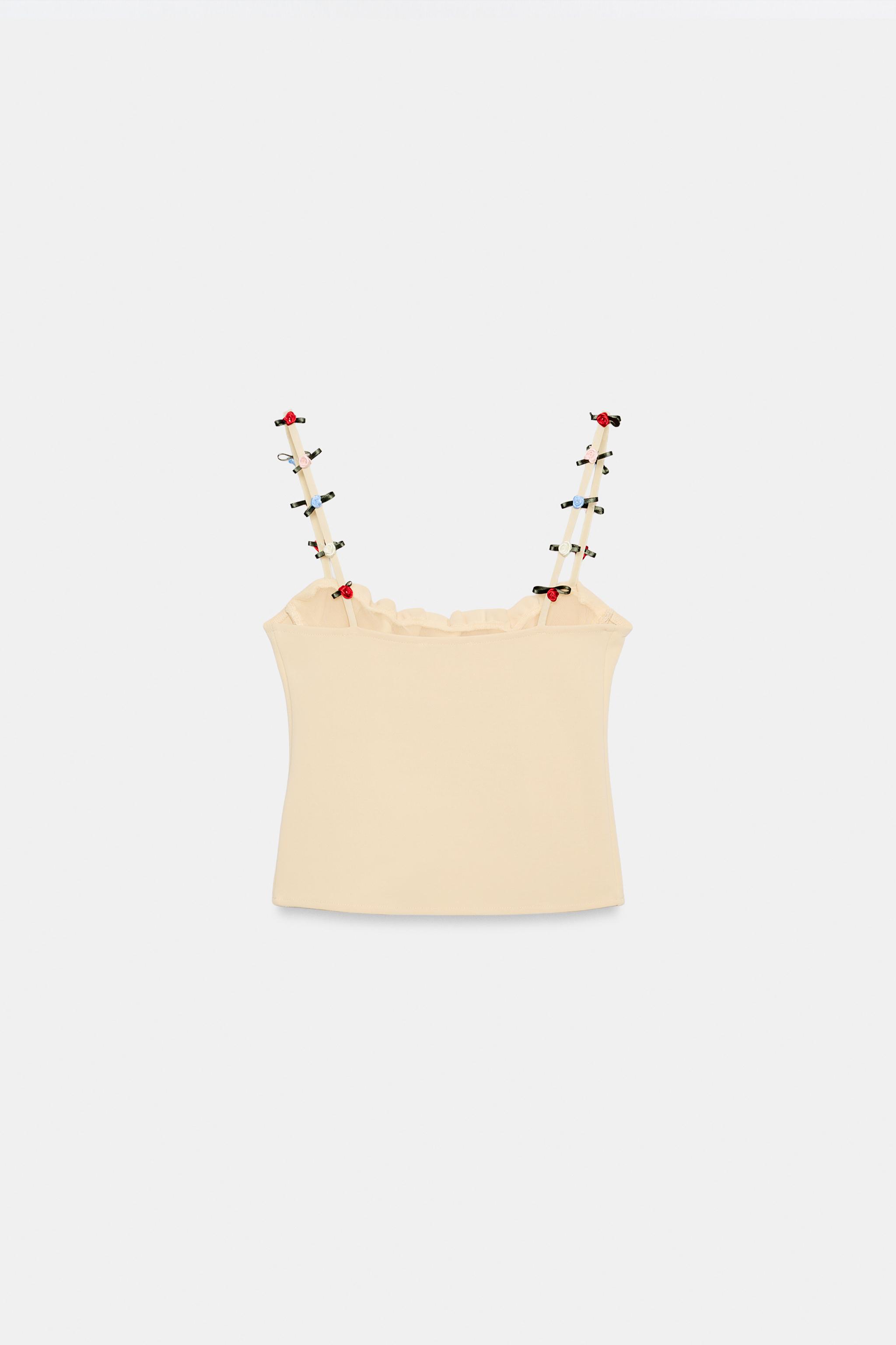 STRETCH FLORAL CORSET TOP